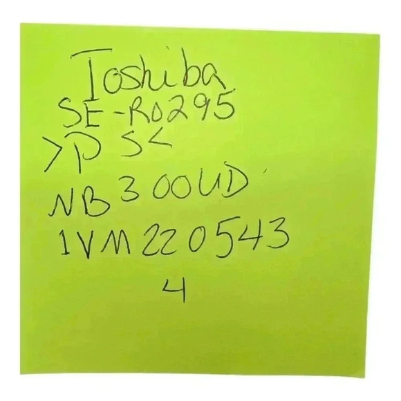 Toshiba READ SE-R0295 Black Remote Control Phone Light Tested Works - Picture 11 of 11